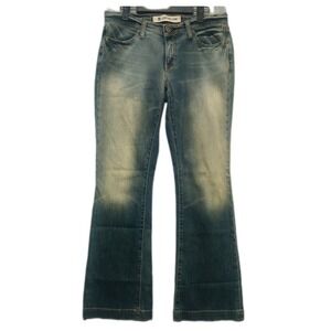VINTAGE GAP‎ Long Lean Stretch Denim Jeans Womens 6 Regular Bootcut Flare Y2K